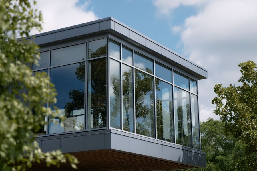 Glass options for metal windows